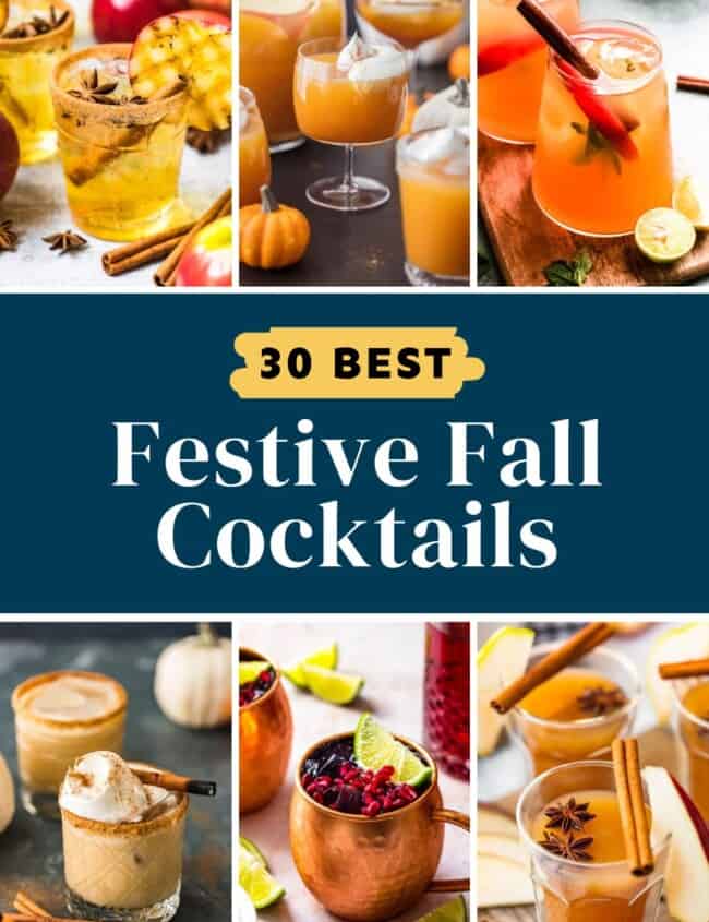 30 best fall cocktails Pinterest