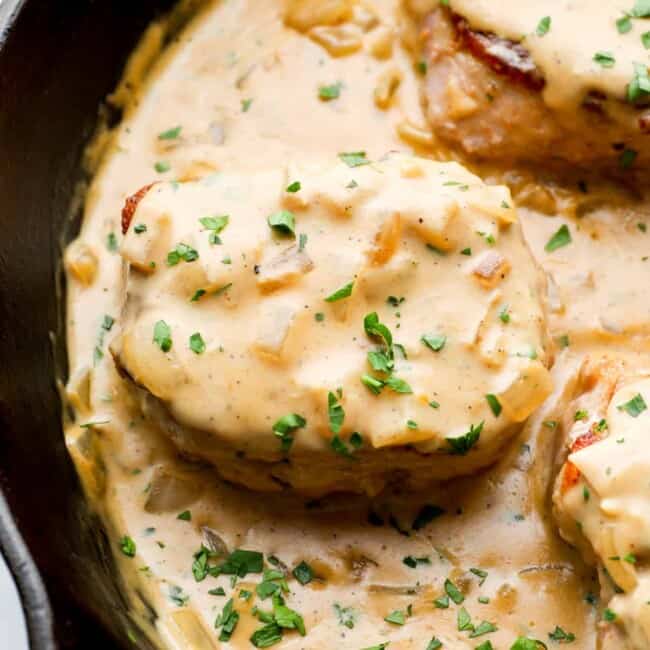 smothered pork chops