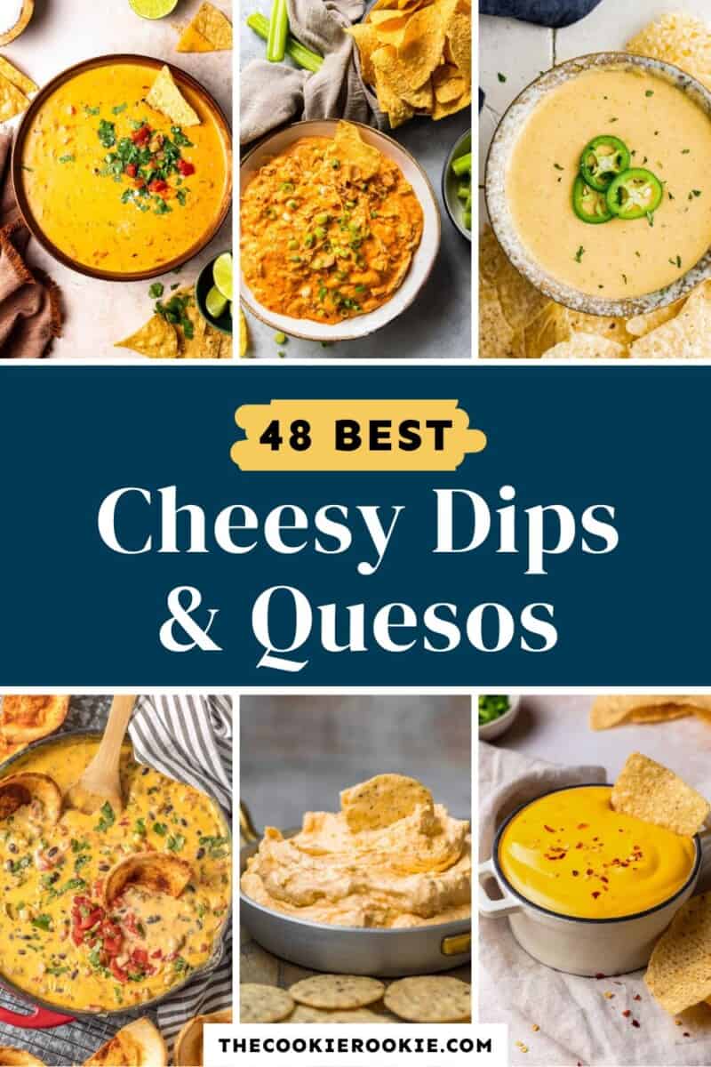 48 best cheesy dips and quesos Pinterest