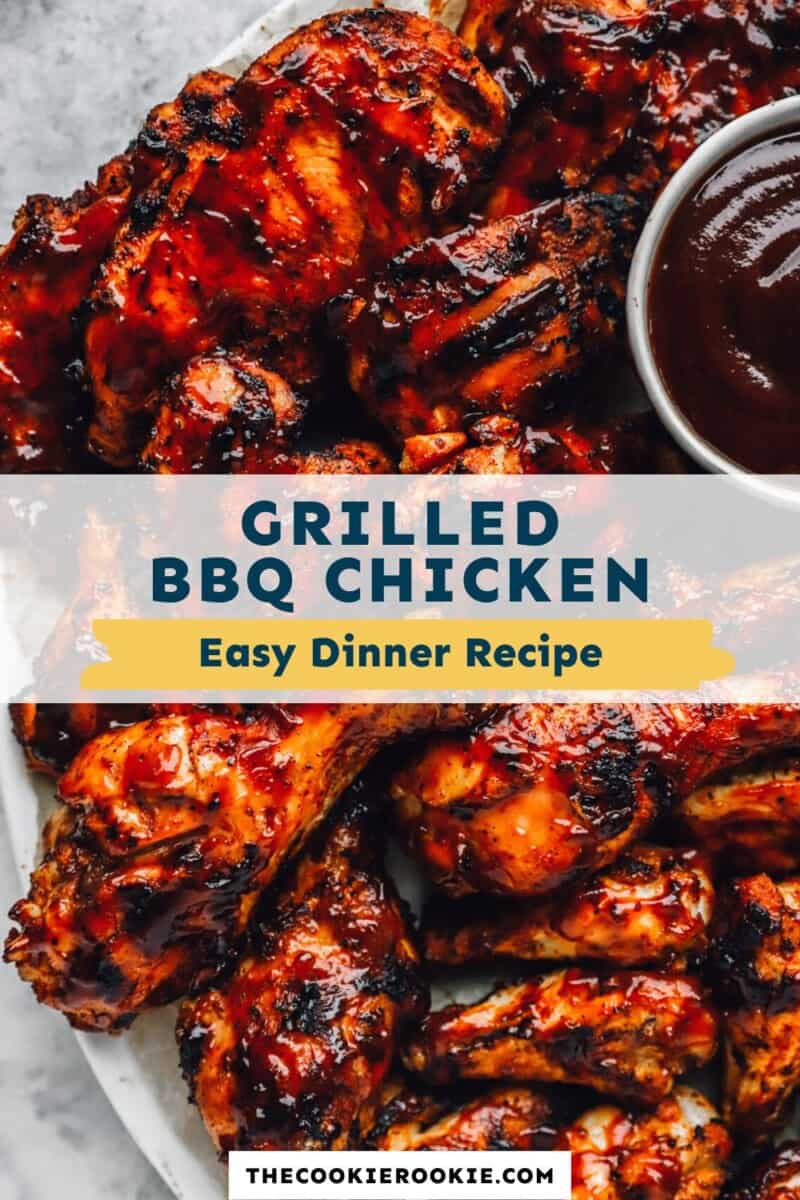 grilled bbq chicken pinterest