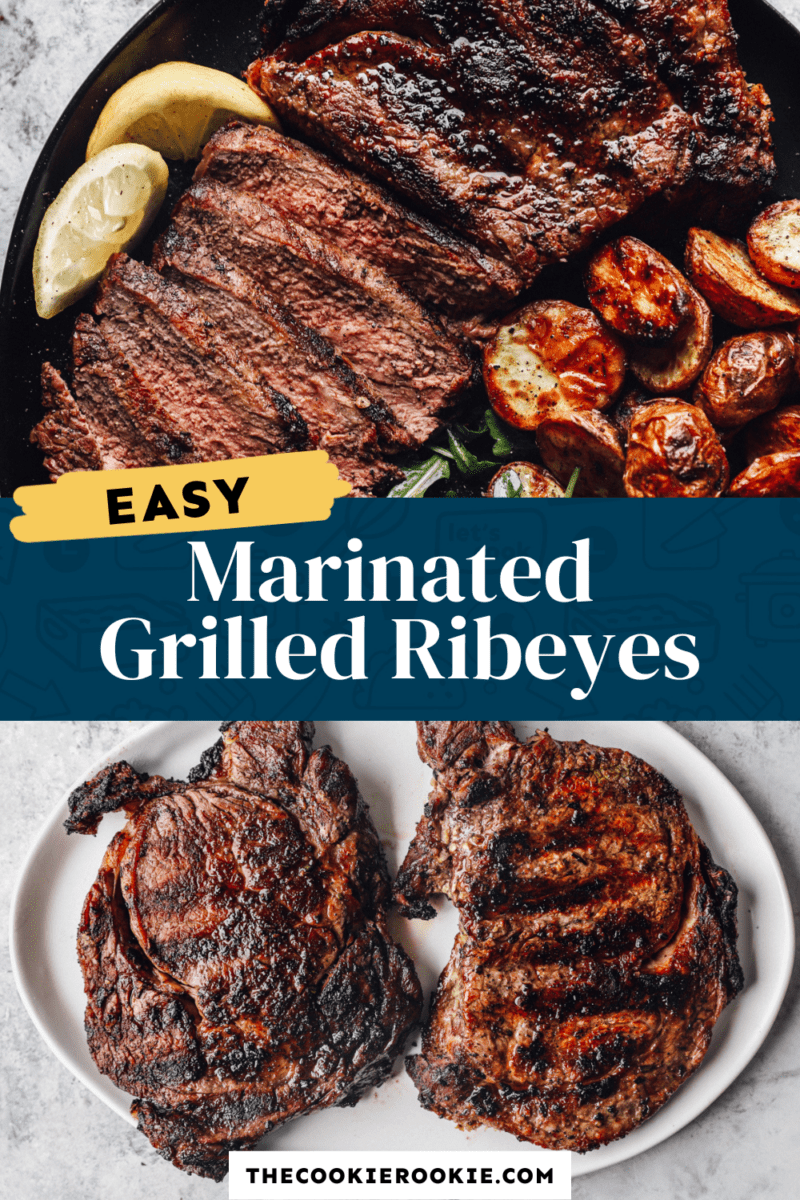 grilled ribeyes pinterest