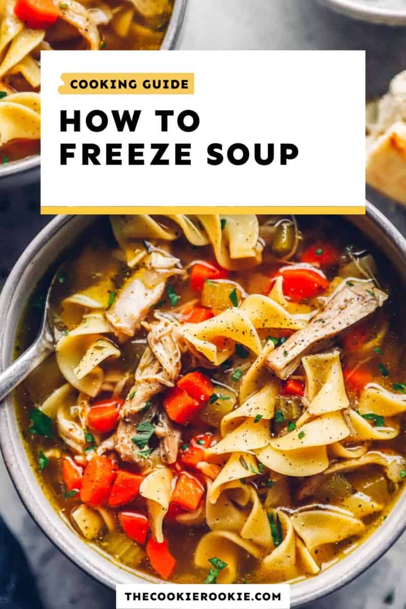 how to freeze soup