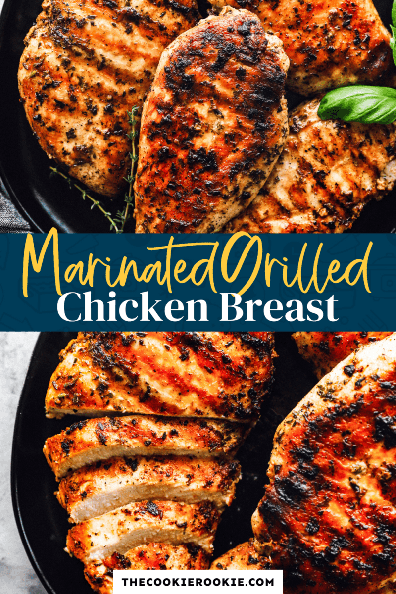 marinated grilled chicken breast pinterest