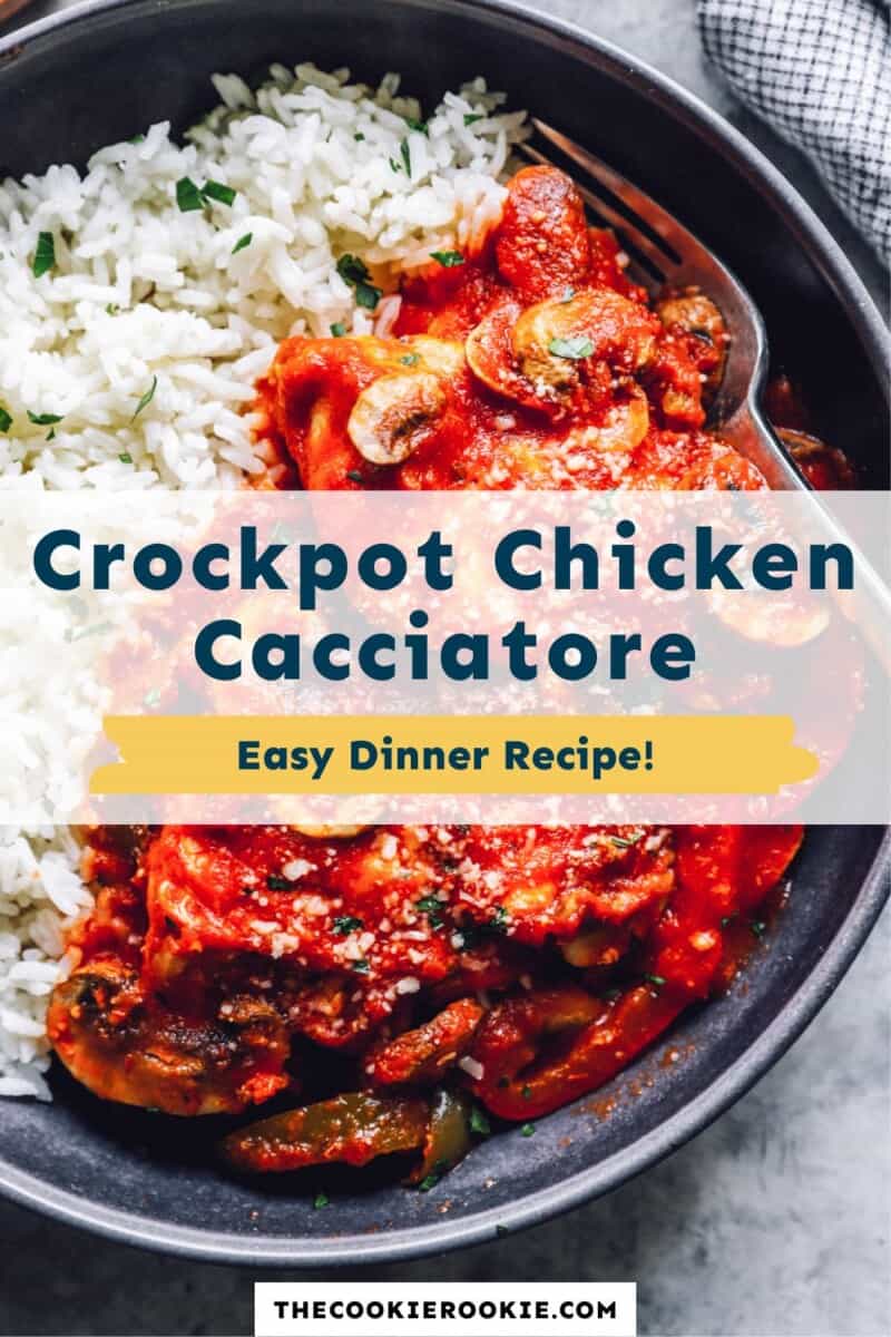 crockpot chicken cacciatore pinterest.