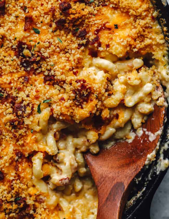 loaded Mac and cheese