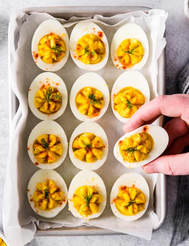 easy deviled eggs