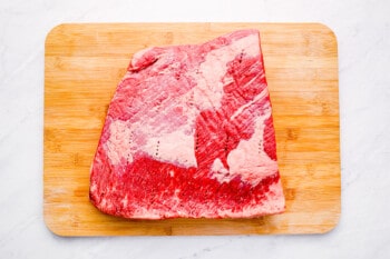 brisket on a cutting board