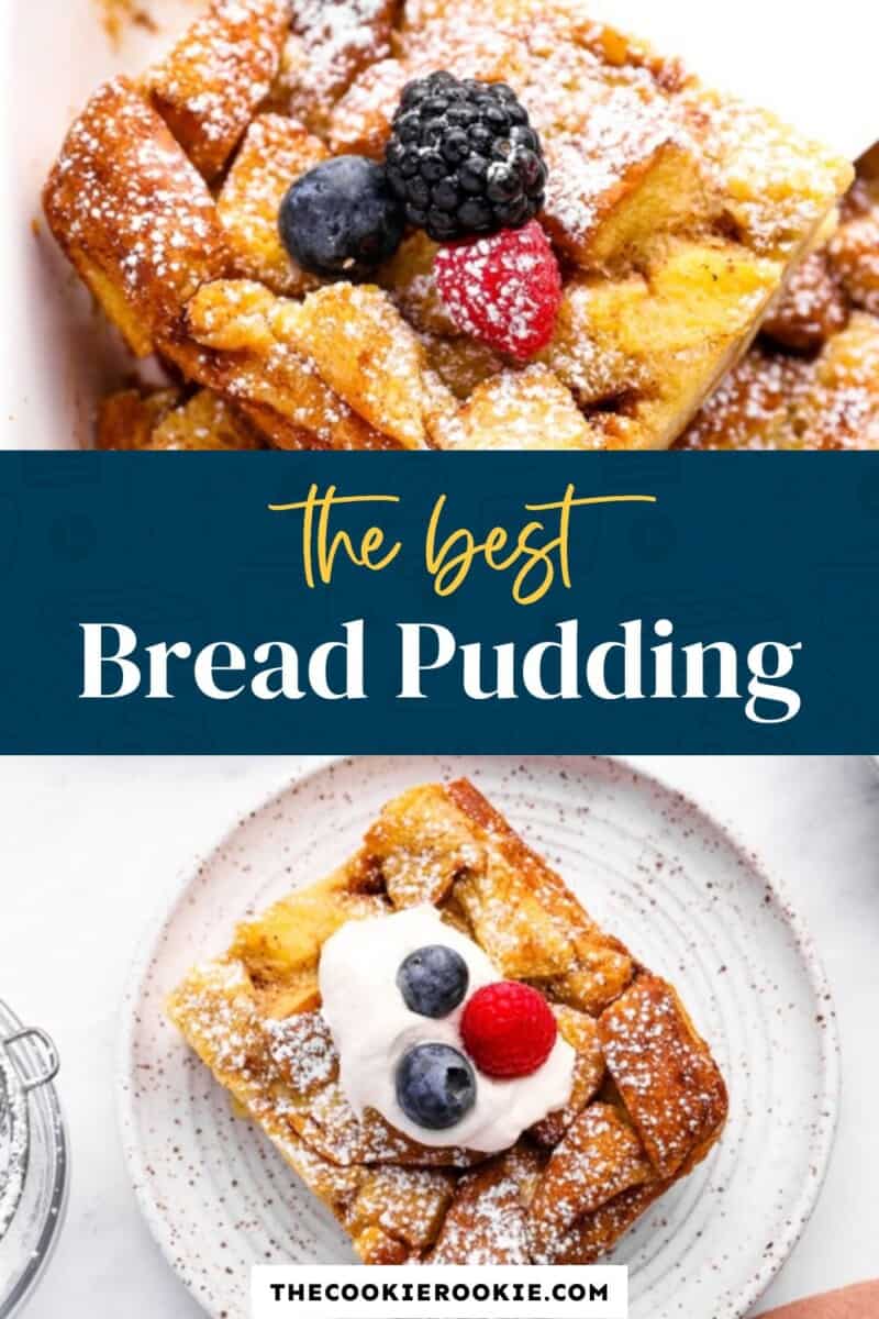 bread pudding pinterest