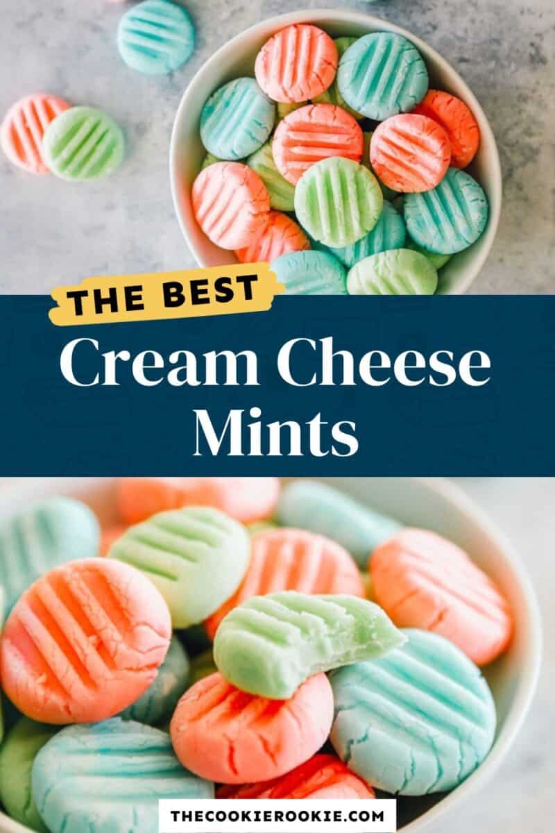 cream cheese mints pinterest