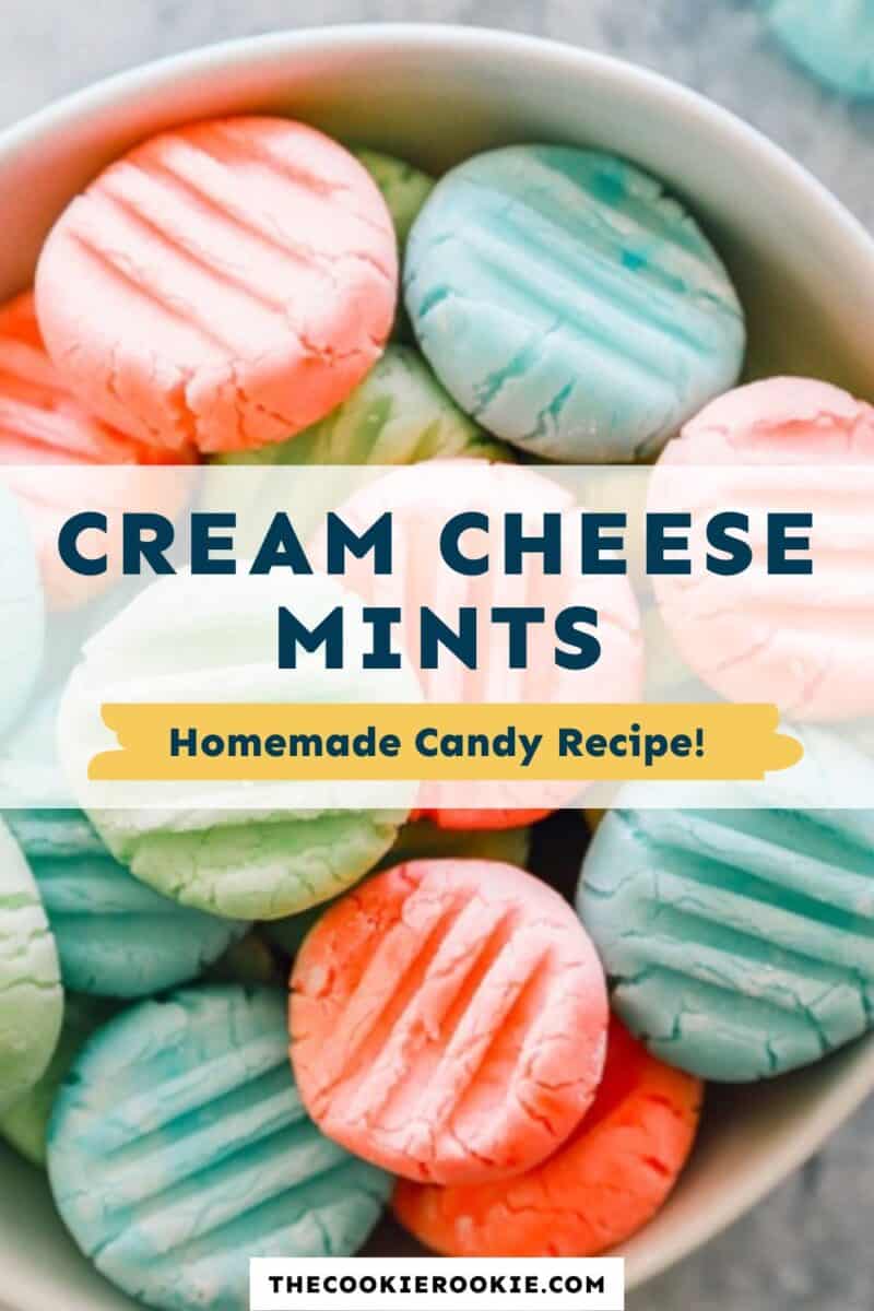 cream cheese mints pinterest