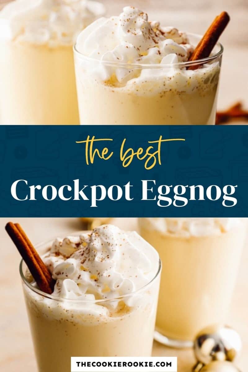 crockpot eggnog pinterest