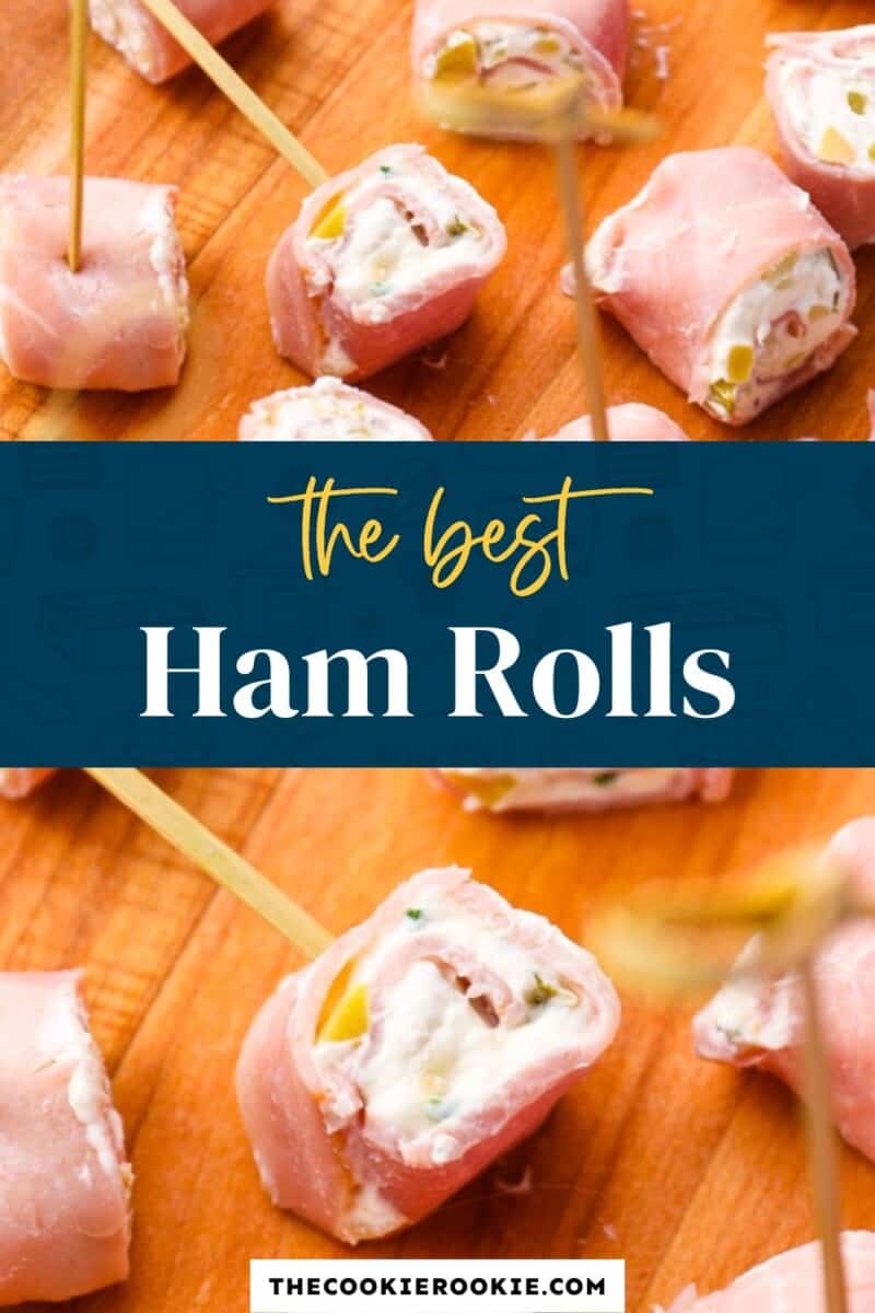 ham rolls ham roll ups pinterest