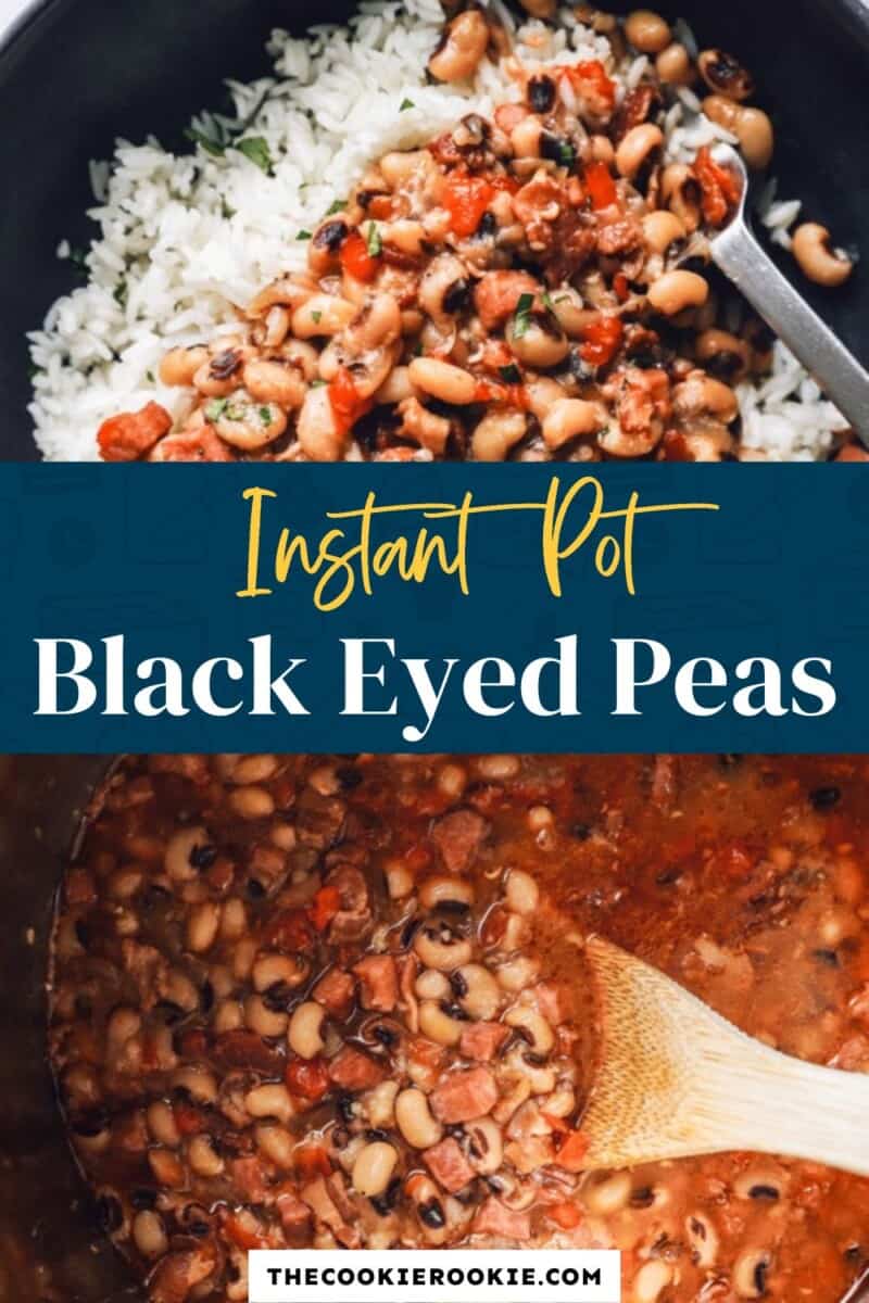 instant pot black eyed peas pinterest