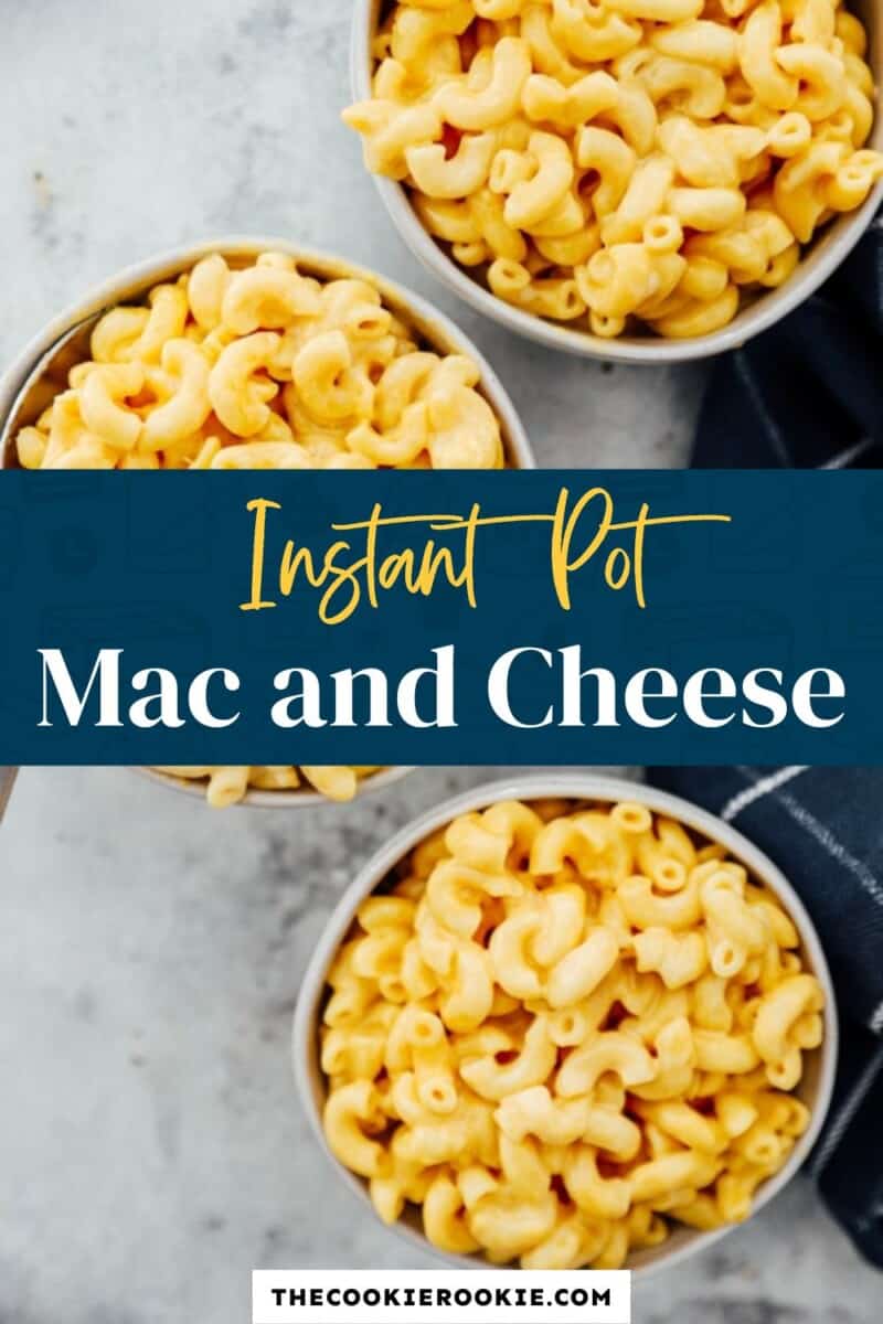 instant pot Mac and cheese pinterest