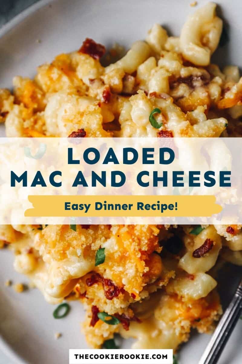 loaded Mac and cheese pinterest