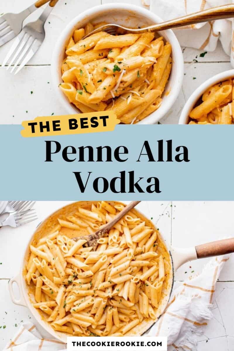 penne alla vodka pinterest