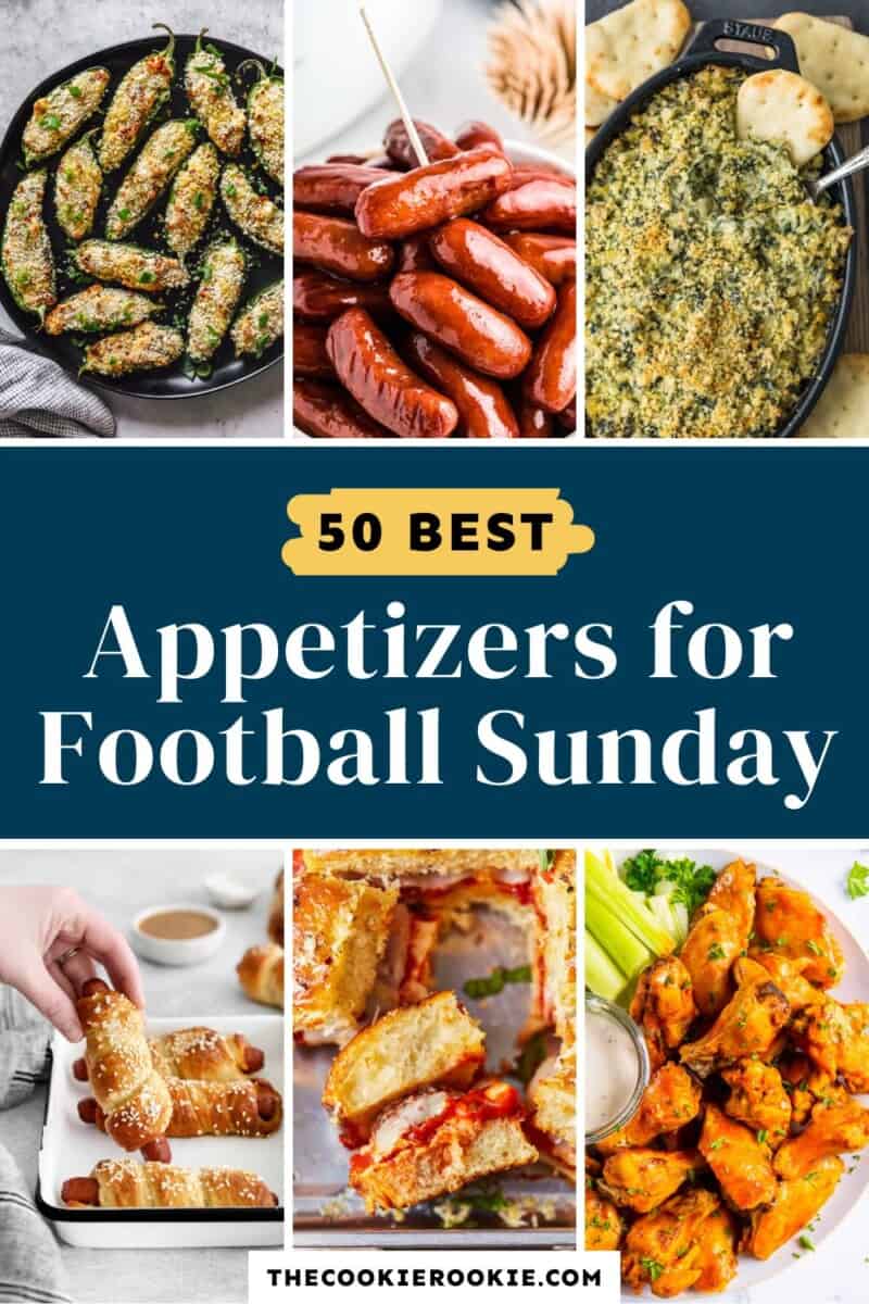 50 best appetizers for football Sunday