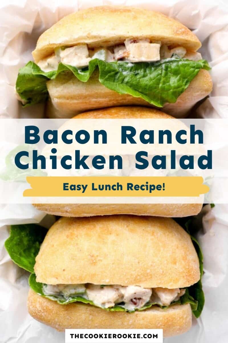 bacon ranch chicken salad pinterest