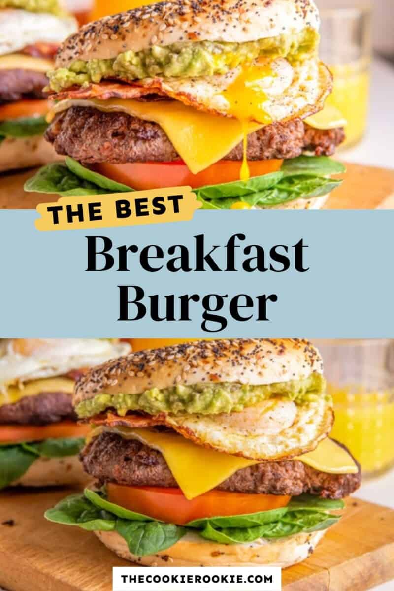 breakfast burger pinterest.