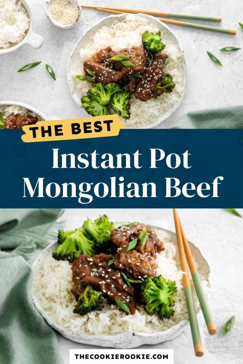 instant pot Mongolian beef pinterest