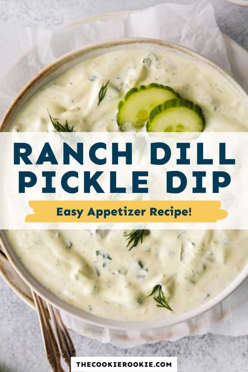 ranch dill pickle dip pinterest.