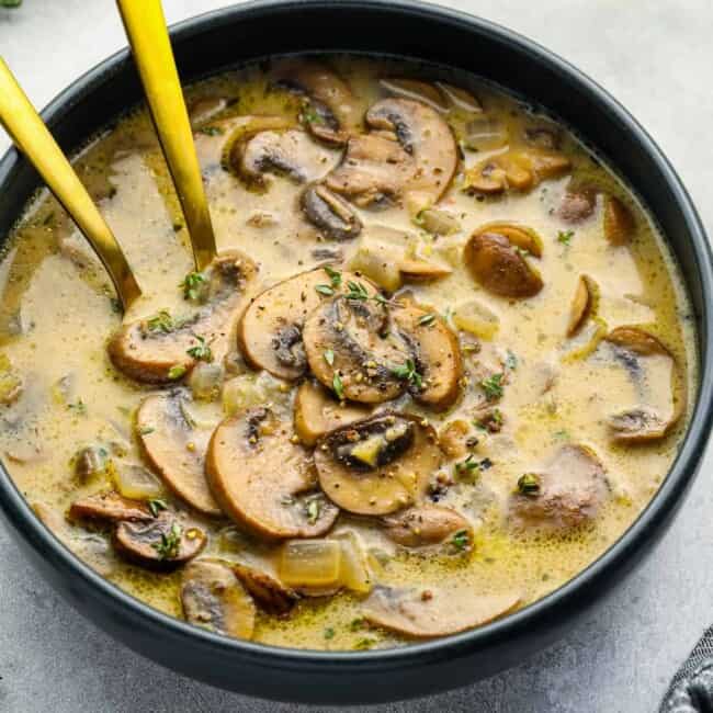 featured mushroom soup.