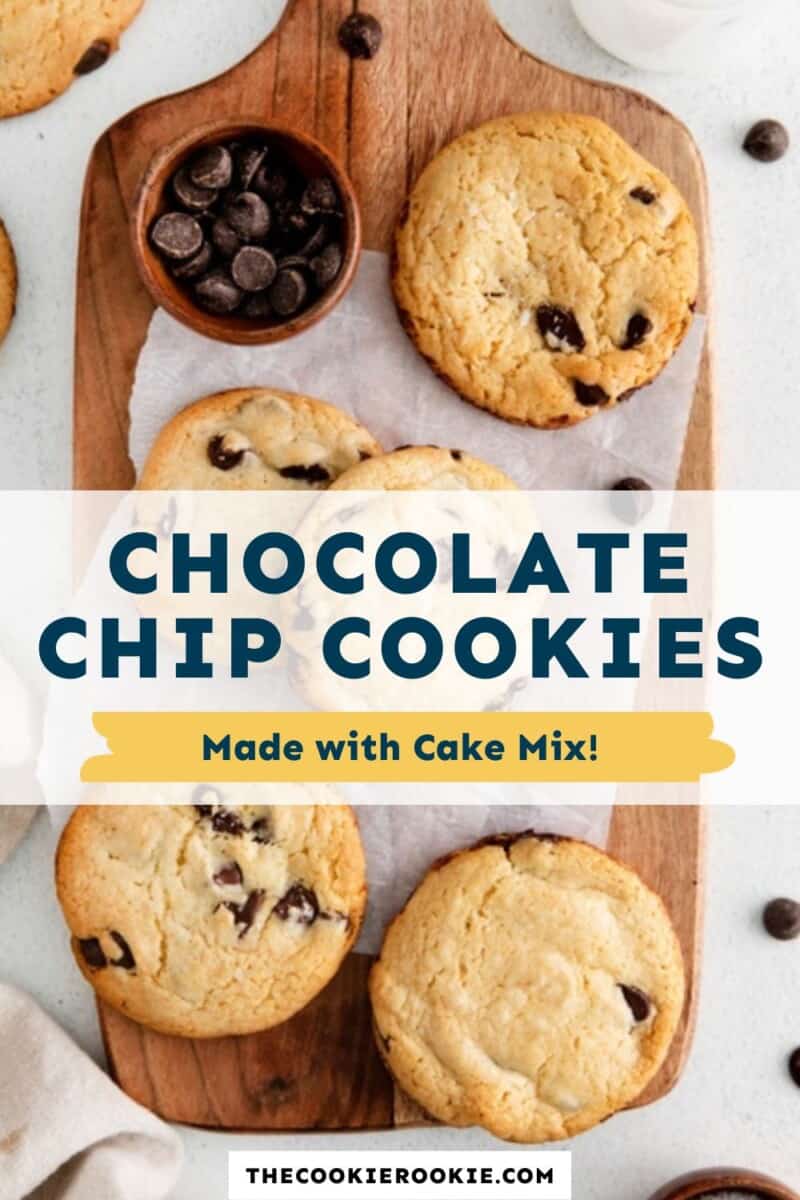 cake mix chocolate chip cookies pinterest.