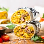 featured make ahead breakfast burritos.