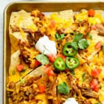 featured pulled pork nachos.