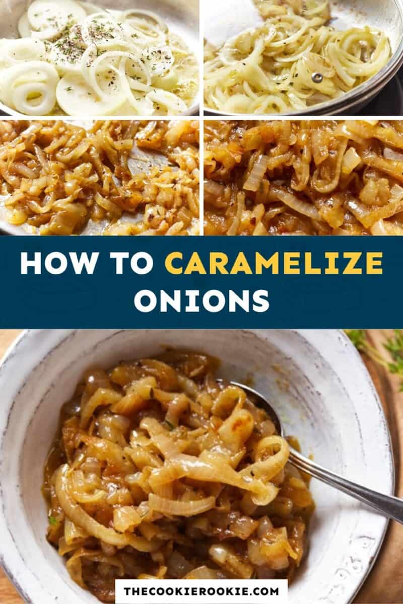 how to caramelize onions pinterest