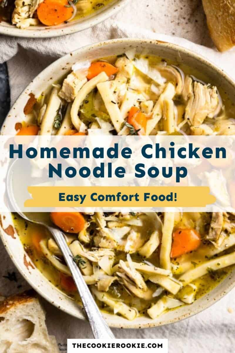 chicken noodle soup pinterest