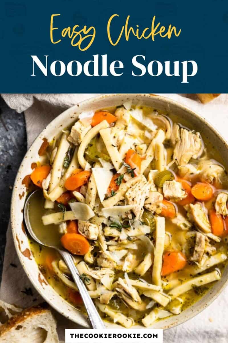 chicken noodle soup pinterest