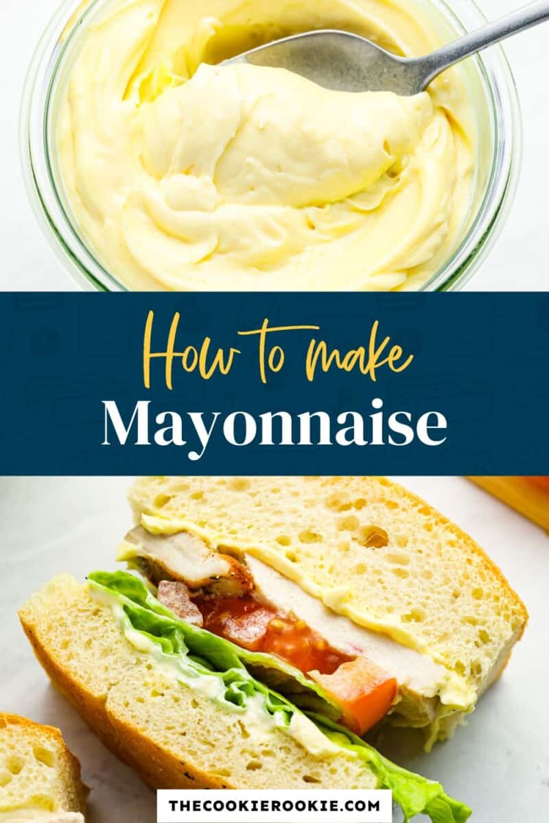 homemade mayonnaise pinterest