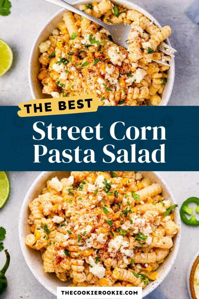 street corn pasta salad pinterest