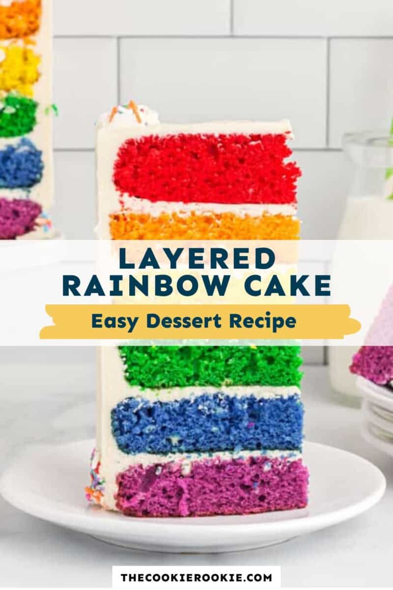 rainbow cake pinterest