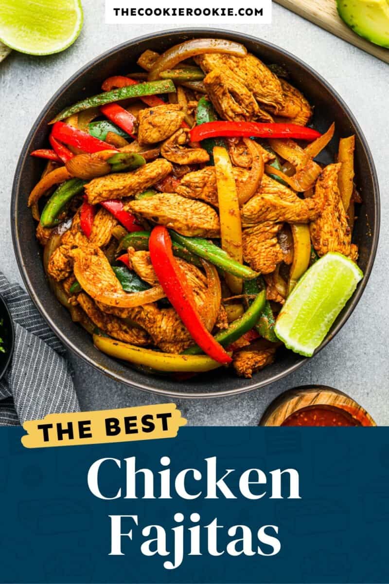 chicken fajitas pinterest