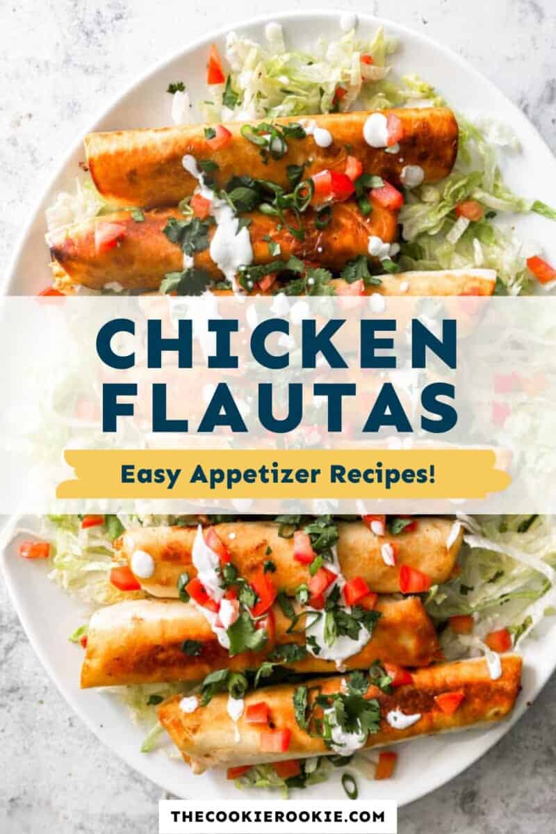 chicken flautas pinterest