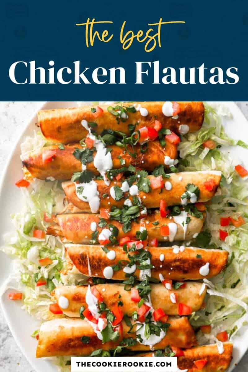 chicken flautas pinterest