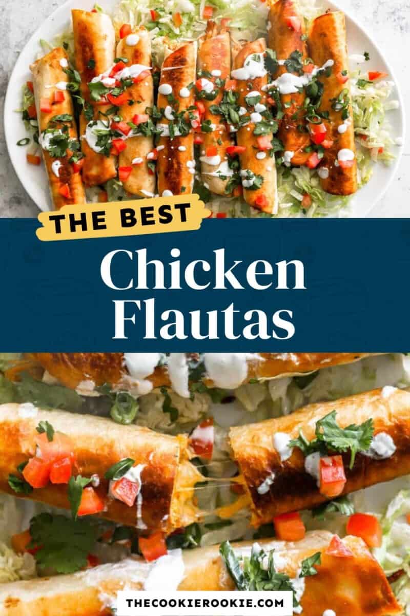 chicken flautas pinterest