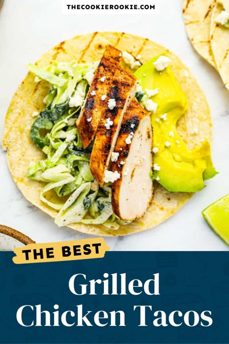 grilled chicken tacos pinterest