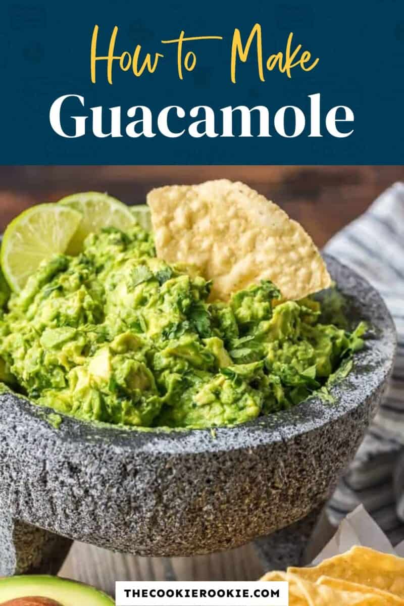 homemade guacamole pinterest