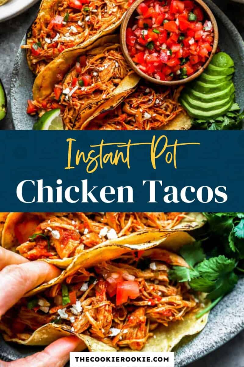 instant pot chicken tacos pinterest