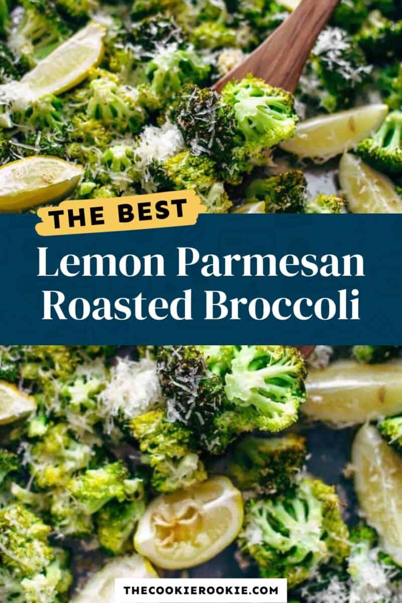 parmesan roasted broccoli Pinterest