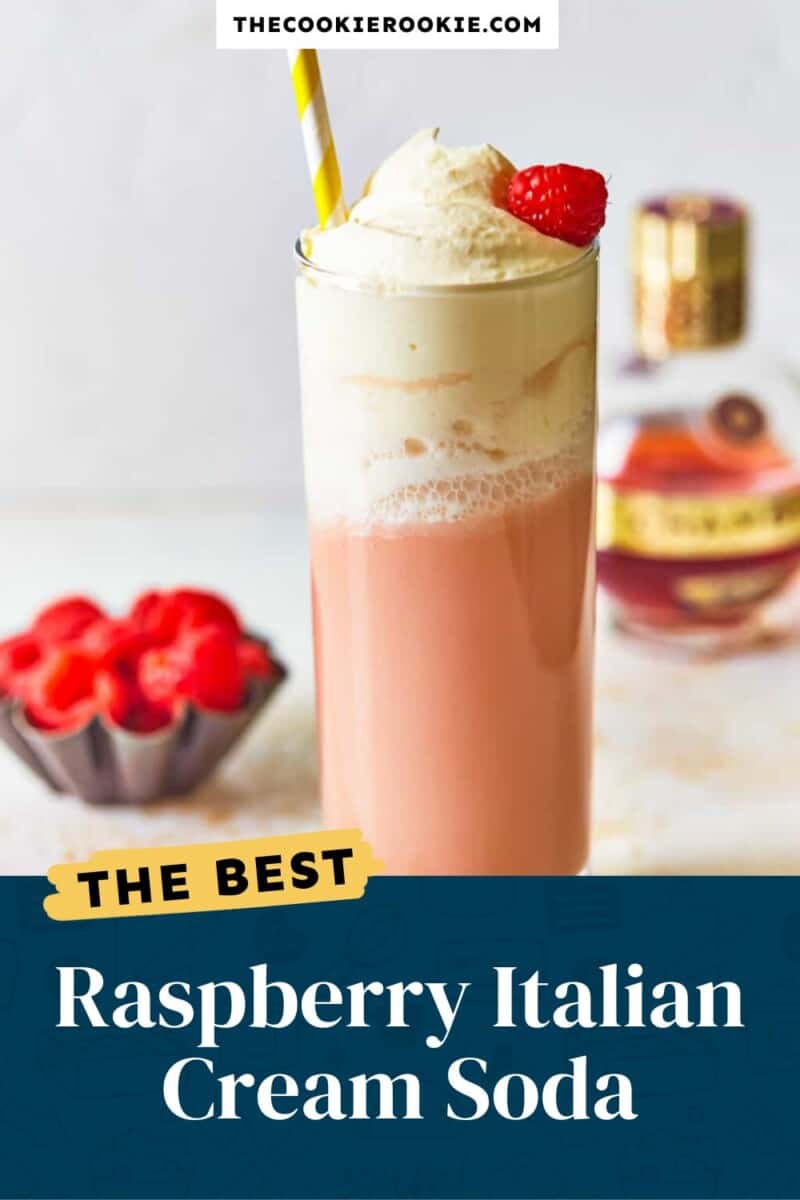 the best raspberry italian cream soda.