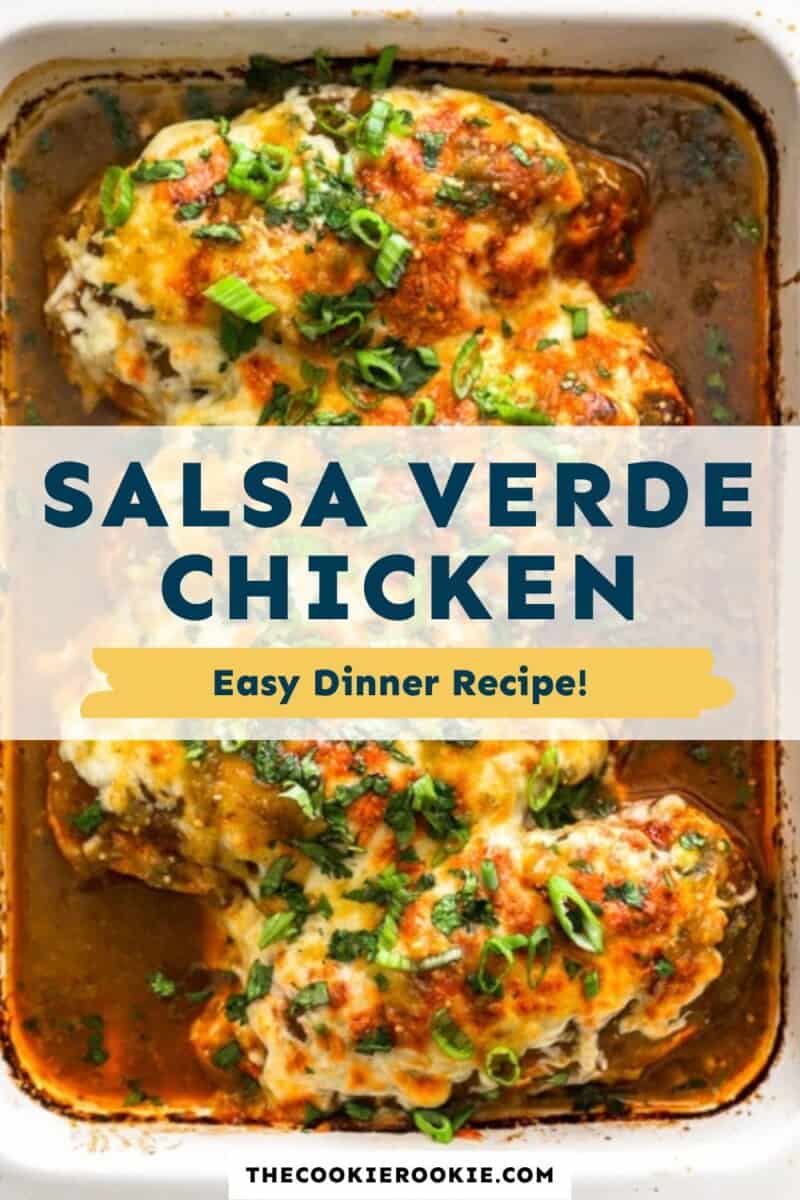 salsa verde chicken pinterest