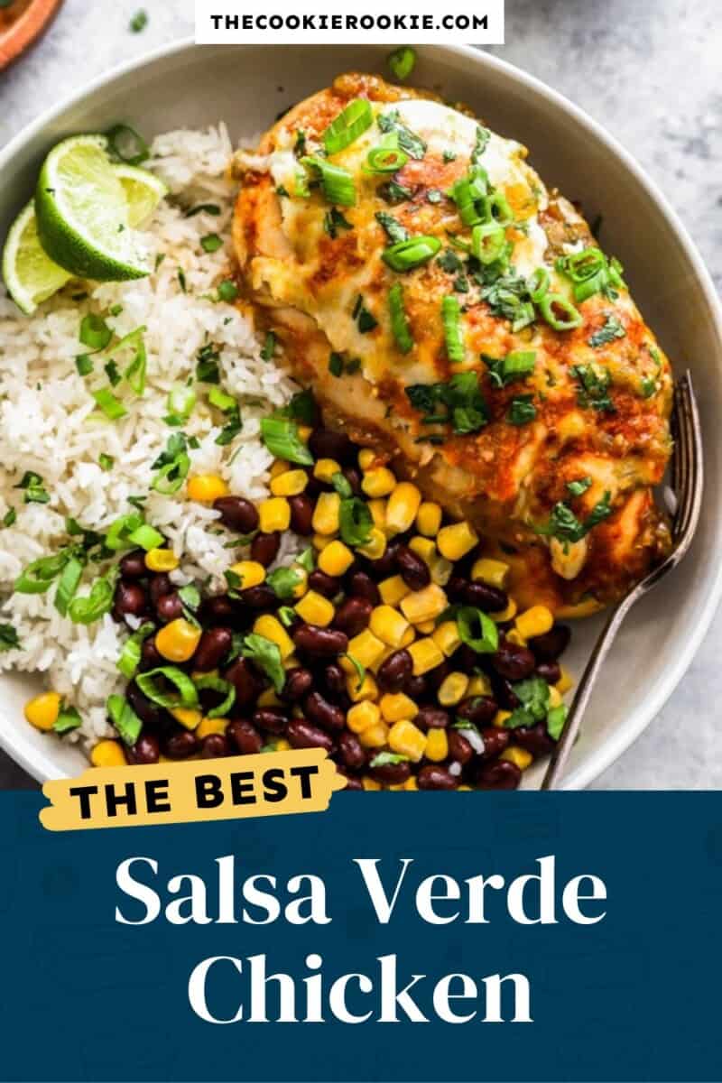 salsa verde chicken pinterest