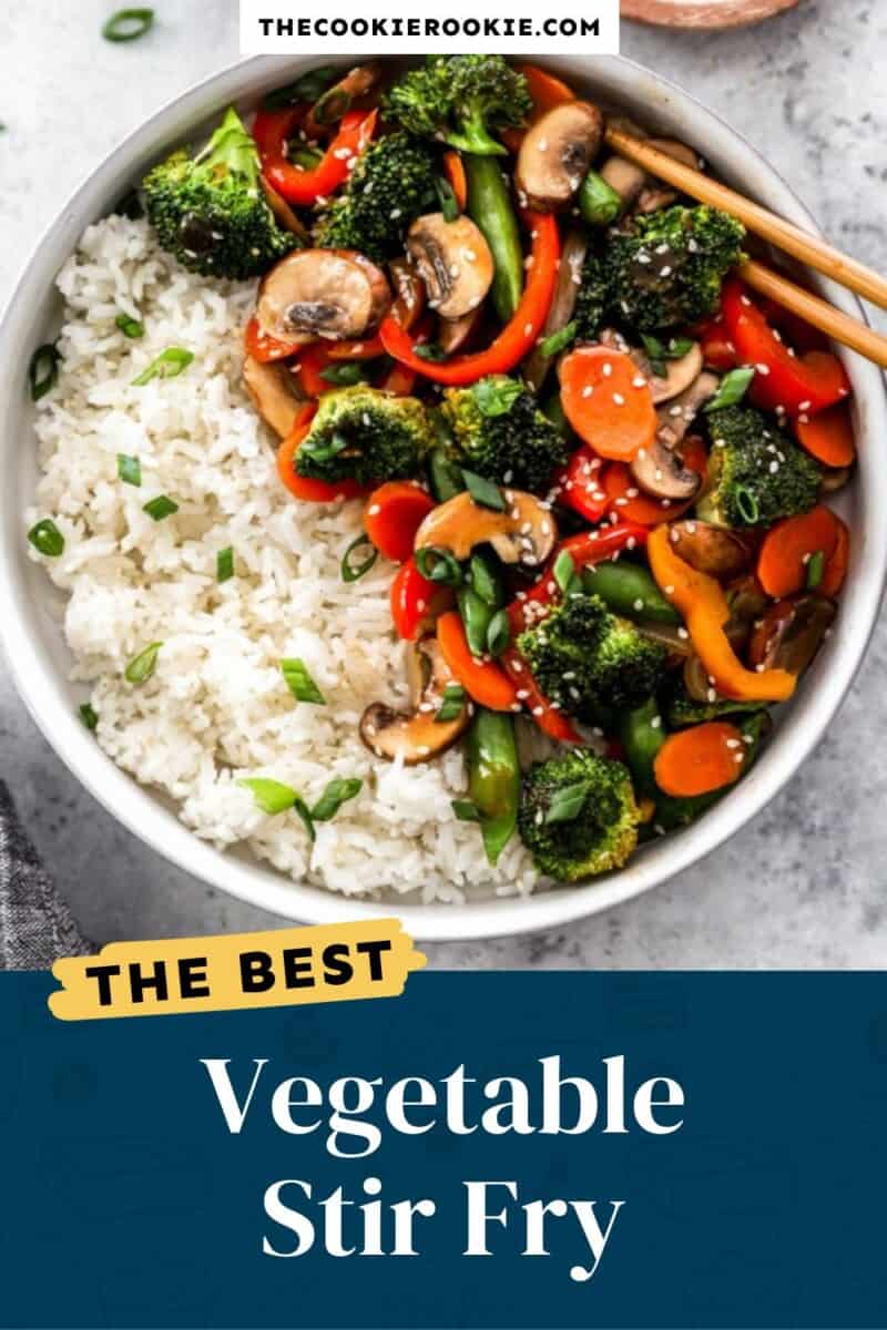 vegetable stir fry pinterest