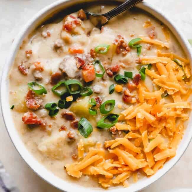 featured cheeseburger soup.