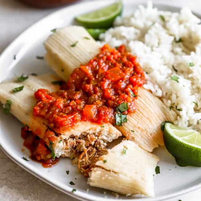 featured tamales.