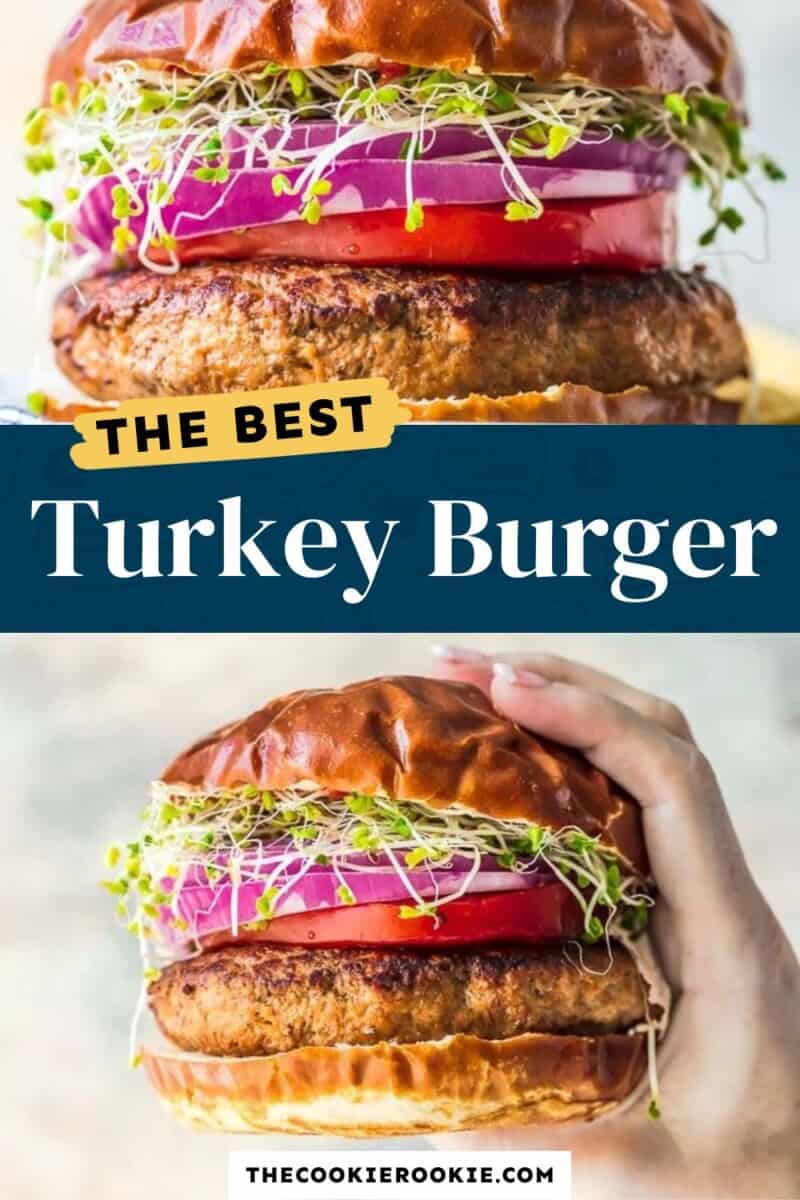 turkey burger pinterest